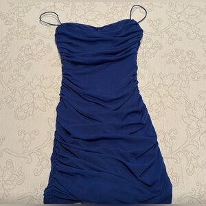 NWOT Princess Polly Blue Mini Dress